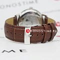 Космос Космос Космопорт K 058.12.32 кварцевые мужские часы часы, крупный план коричневый циферблат